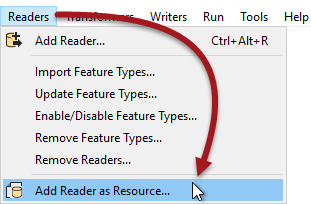 Readers > Add Reader as a Resource